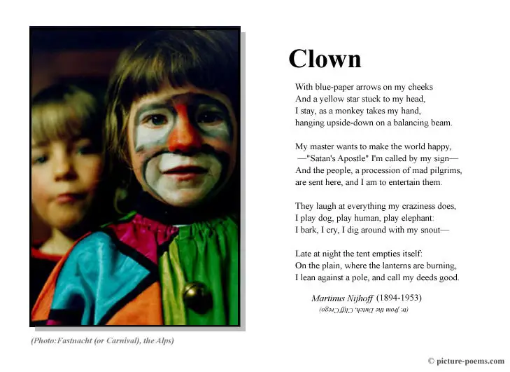Clown Poems