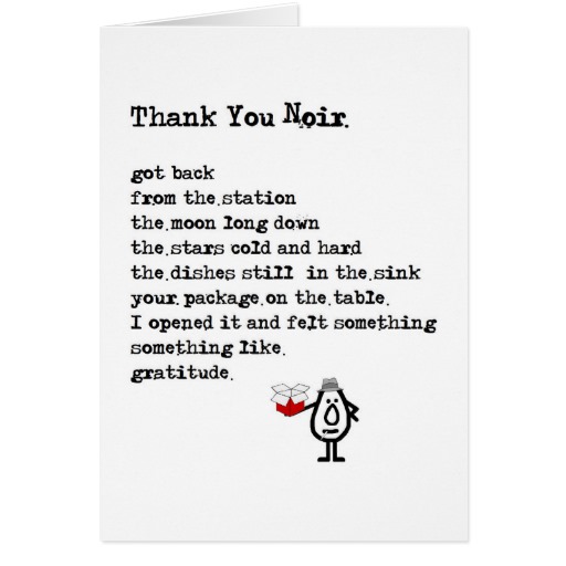 Funny Thank You Poems