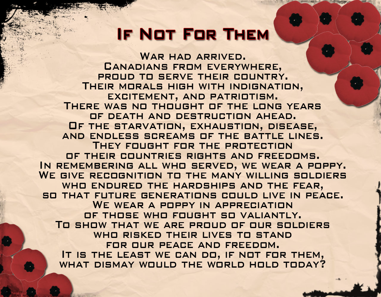 remembrance day topics for essay