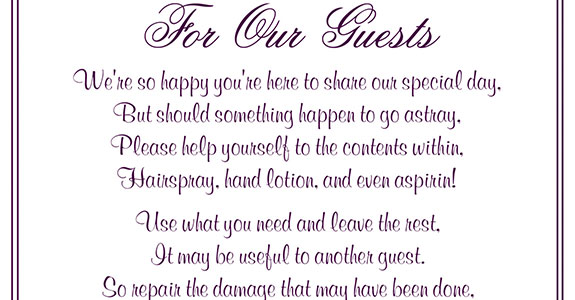 Wedding Invitation Poems