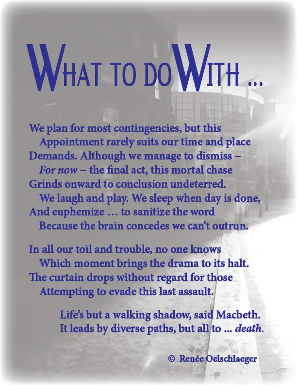 Unexpected death Poems