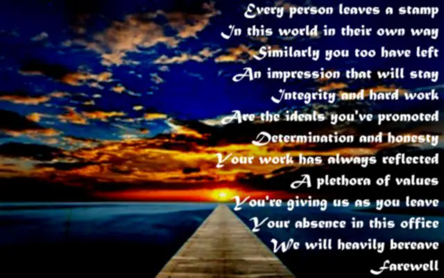 Farewell death Poems