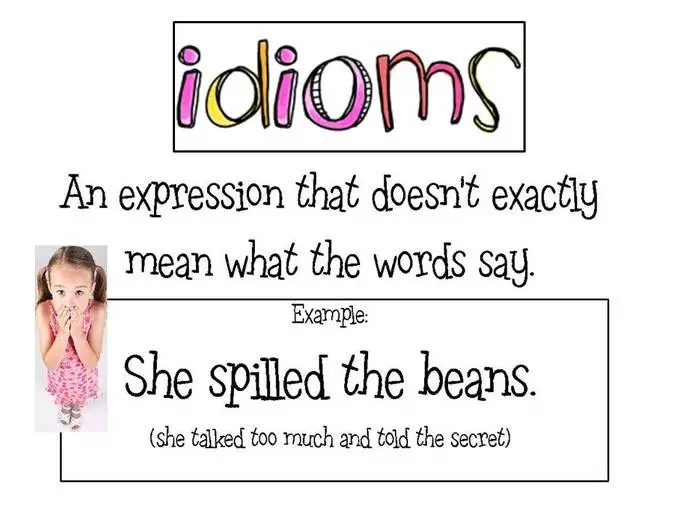 Idioms Poems