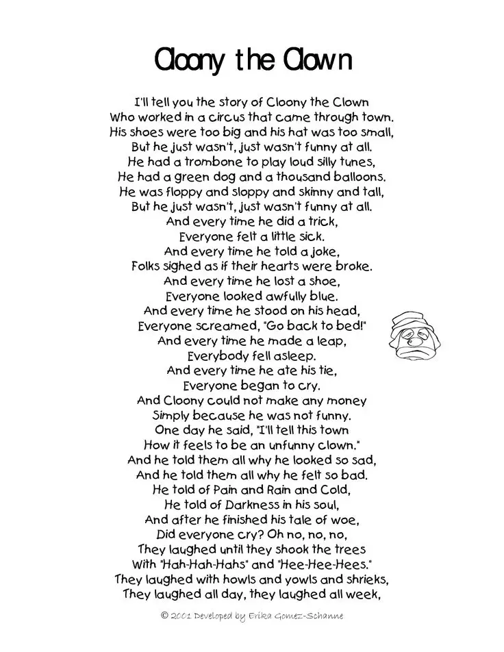 Clown Poems