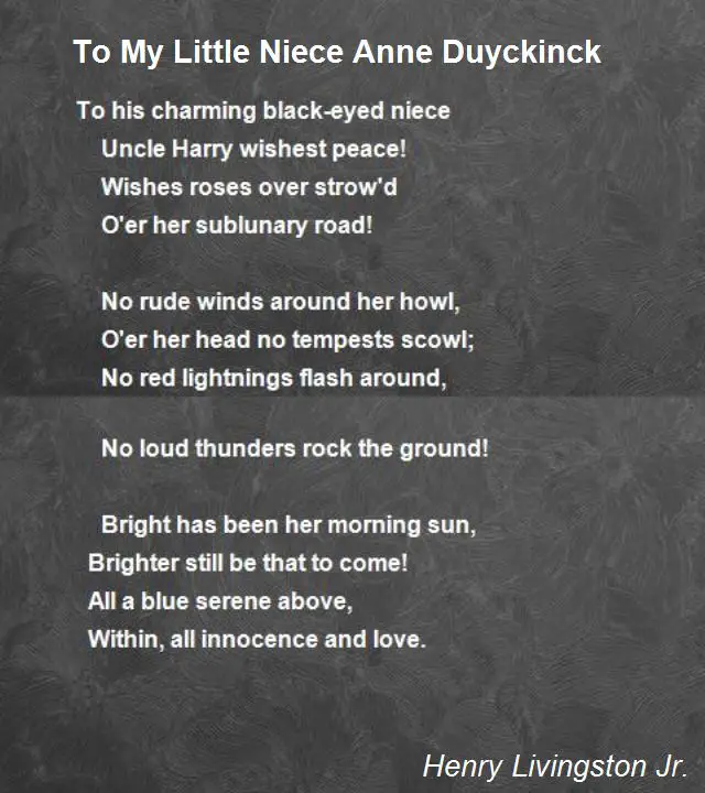 Nieces Poems