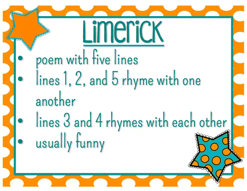 9 Writing A Limerick Template Template Guru