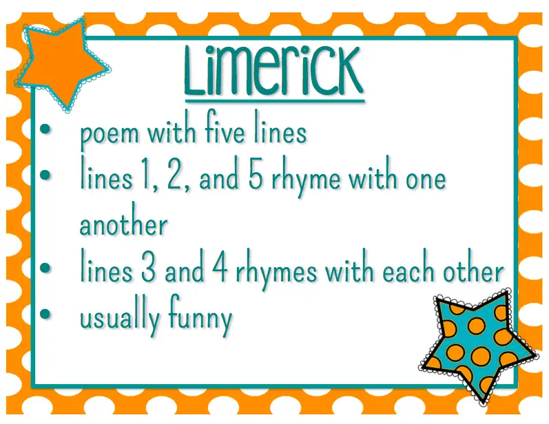 creative writing limerick