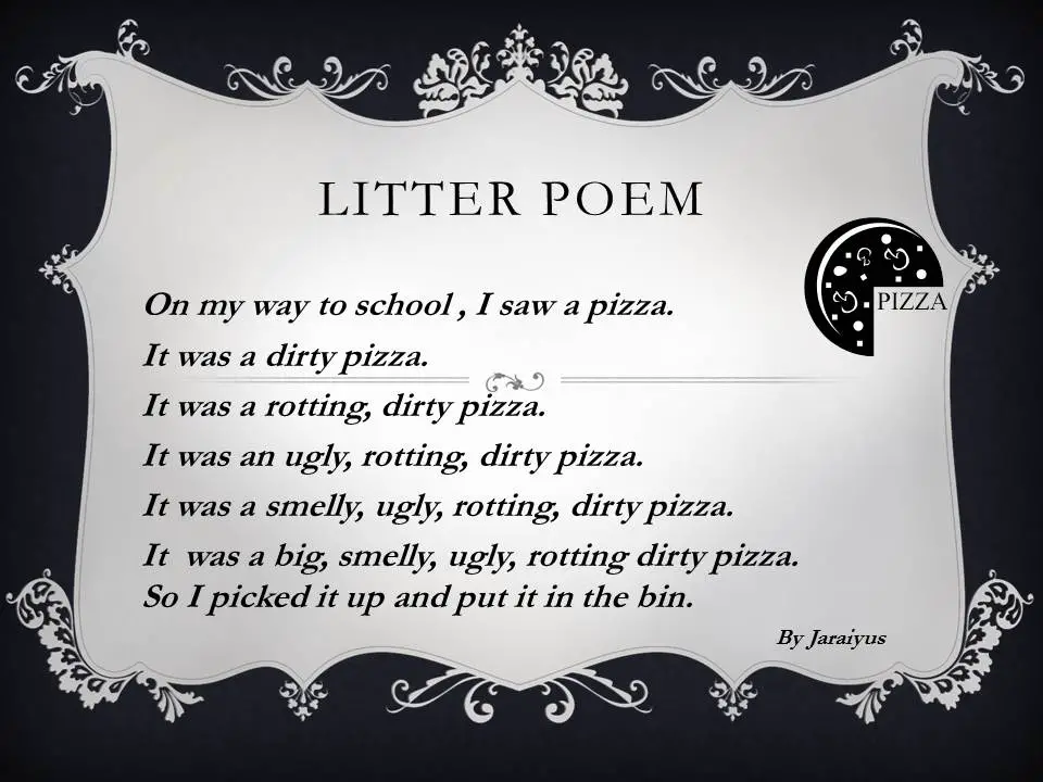 Litter Poems