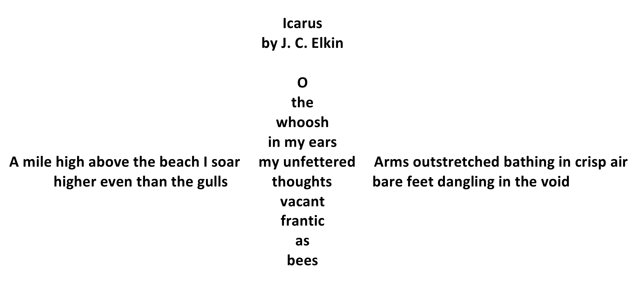 Icarus Poems