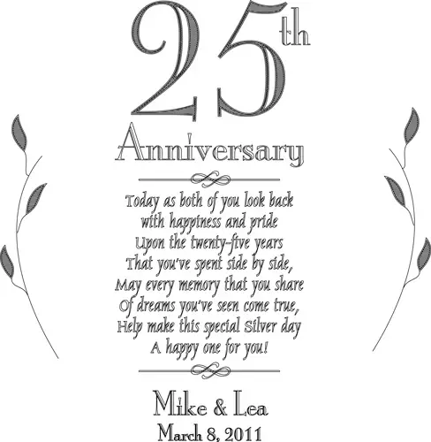 25th anniversary poems for husband