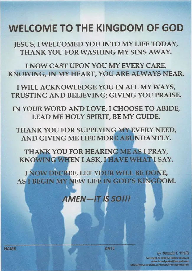 church welcome poems