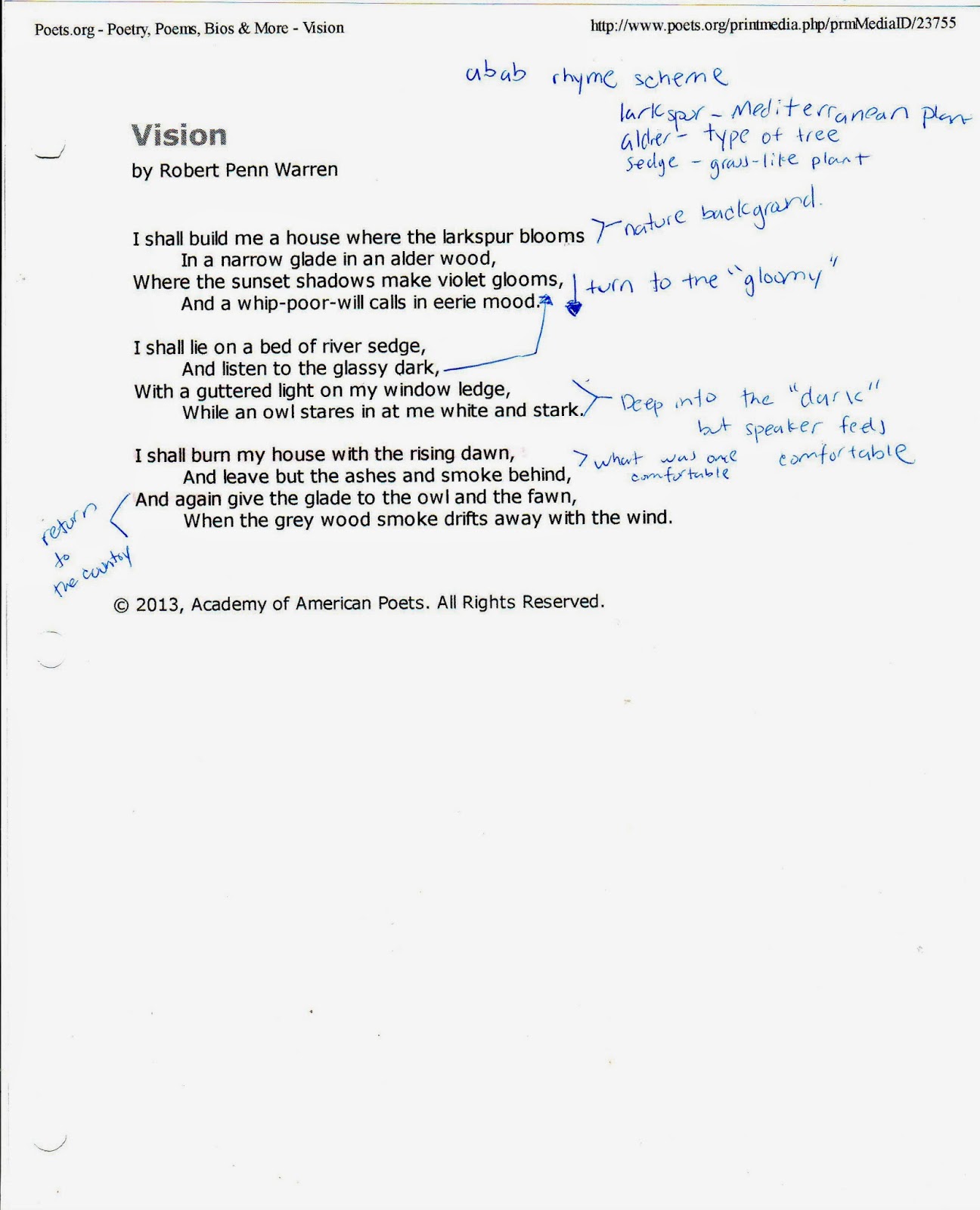 Abab rhyme scheme Poems