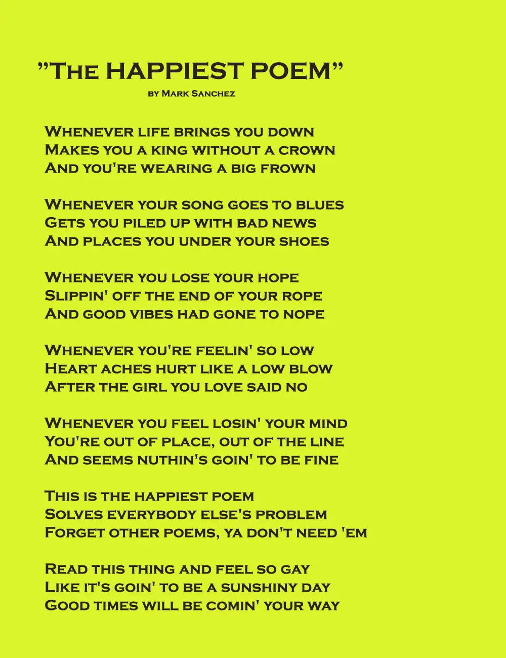 Poem Poems Funny Happiest Teenagers Teen Teenage Poetry Teens Humorous Lime...