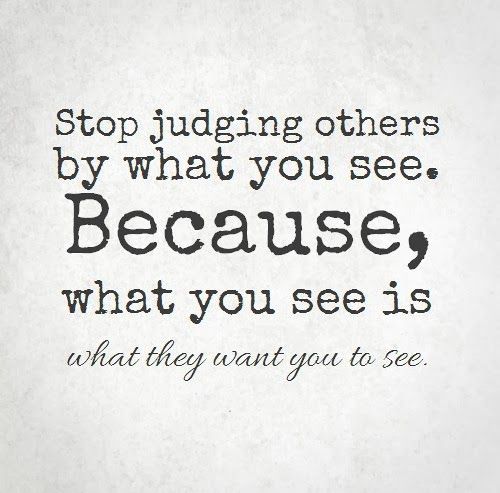 short quotes judging