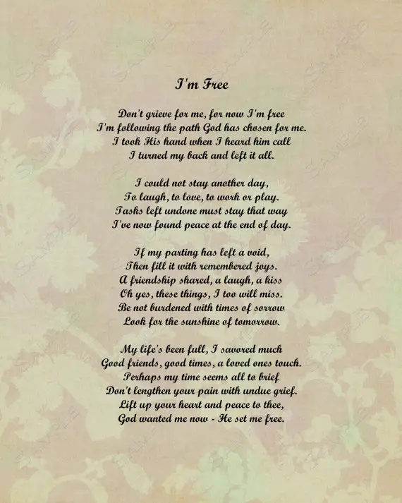 Spanish funeral Poems