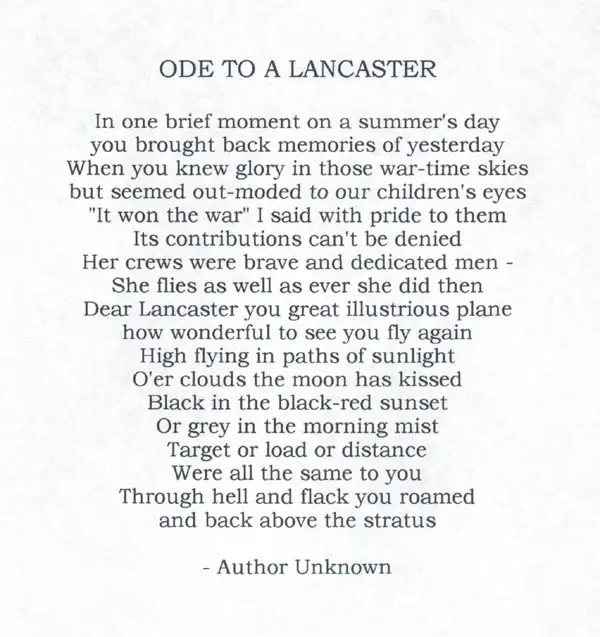 Ode Poems