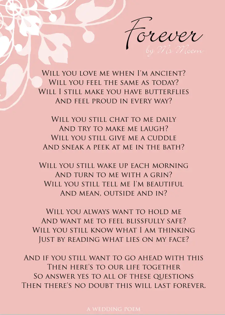 Great Wedding Poems