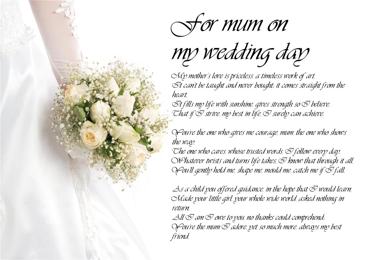 Mother Poem From Wedding Dress Fashion Dresses