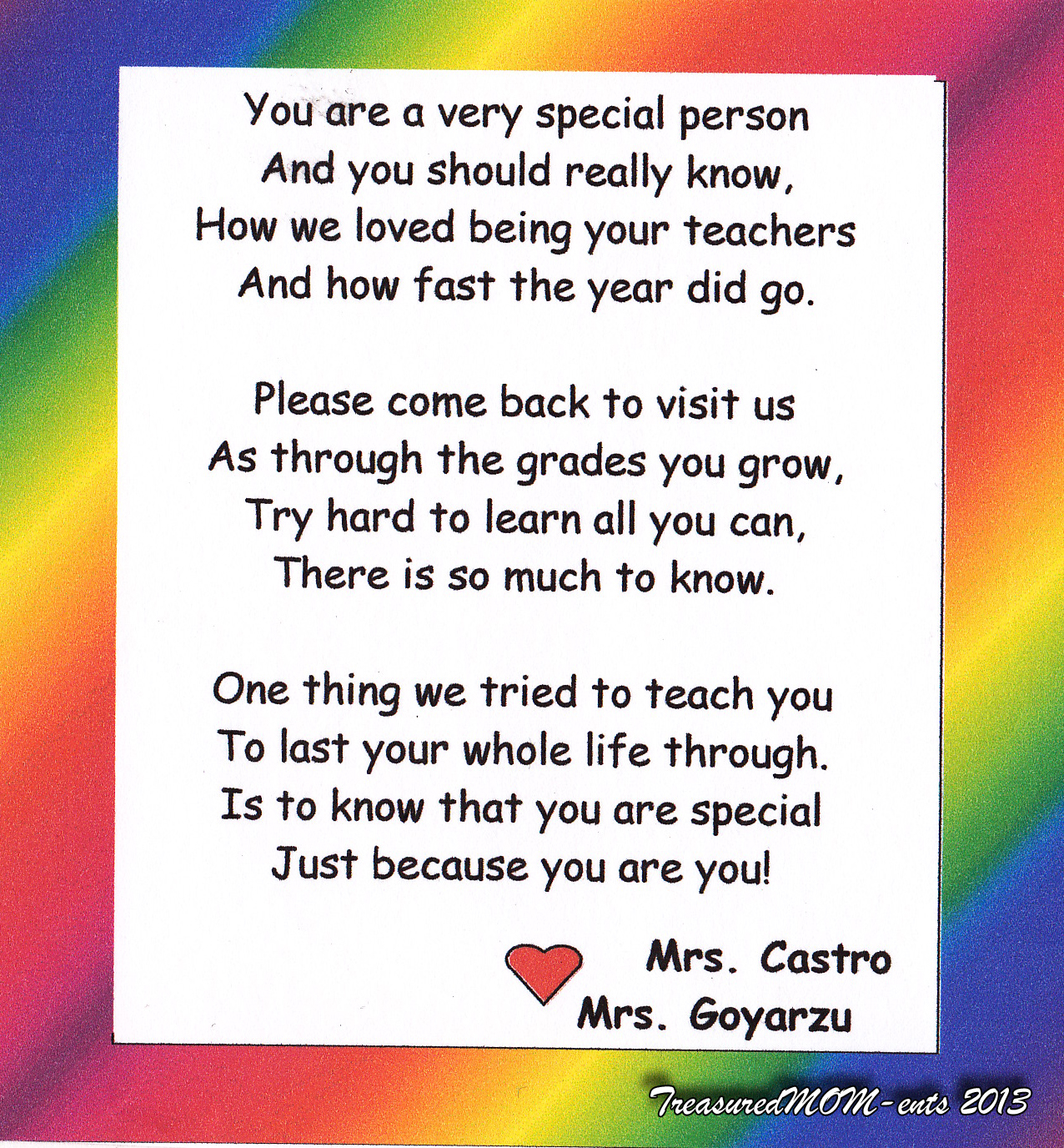 Preschool goodbye Poems1276 x 1376