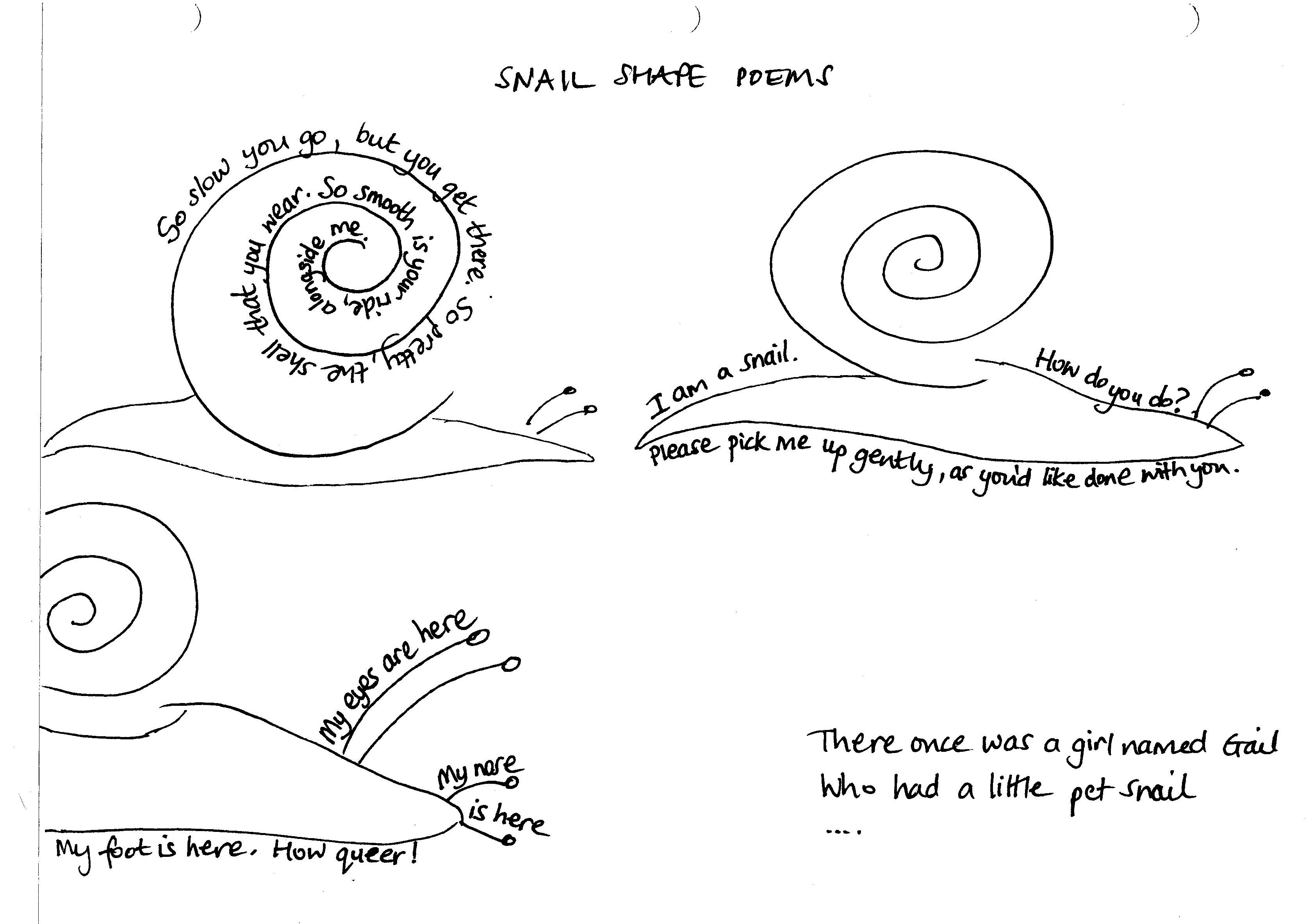 Snail Poems