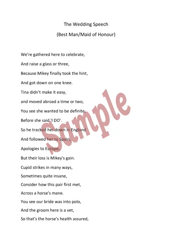 Speech Poems