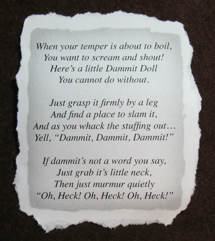 Dammit doll Poems