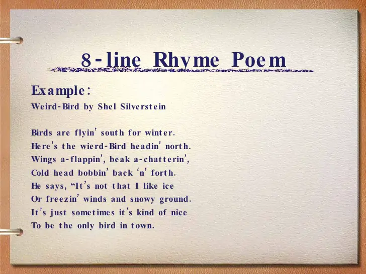 6 line Poems