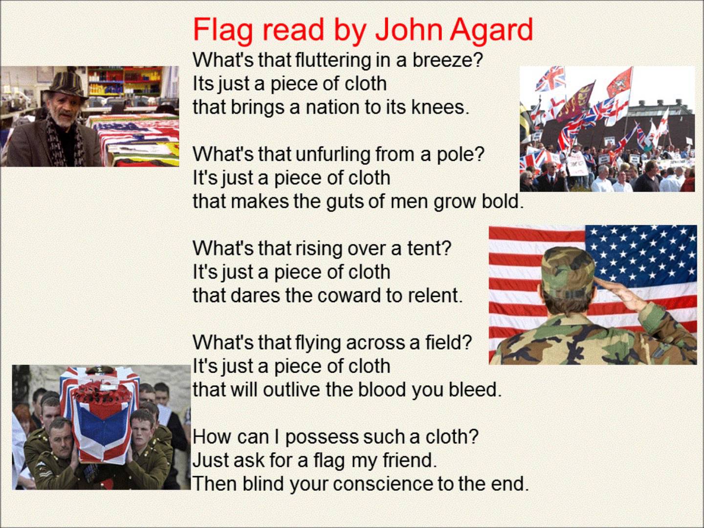 Flag Poems