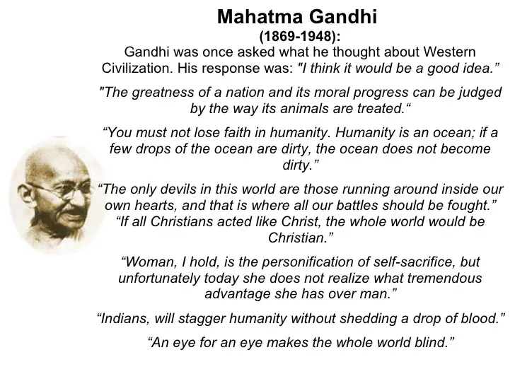 Mahatma gandhi essay in english