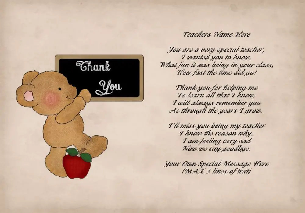 Letter For Teachers Day From Students Letter For Teachers Day From Students