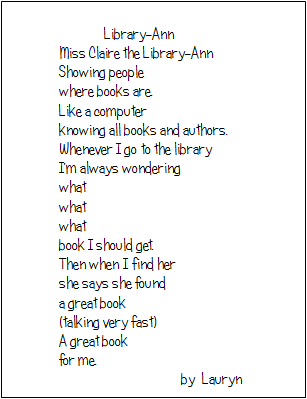examples of free verse poems