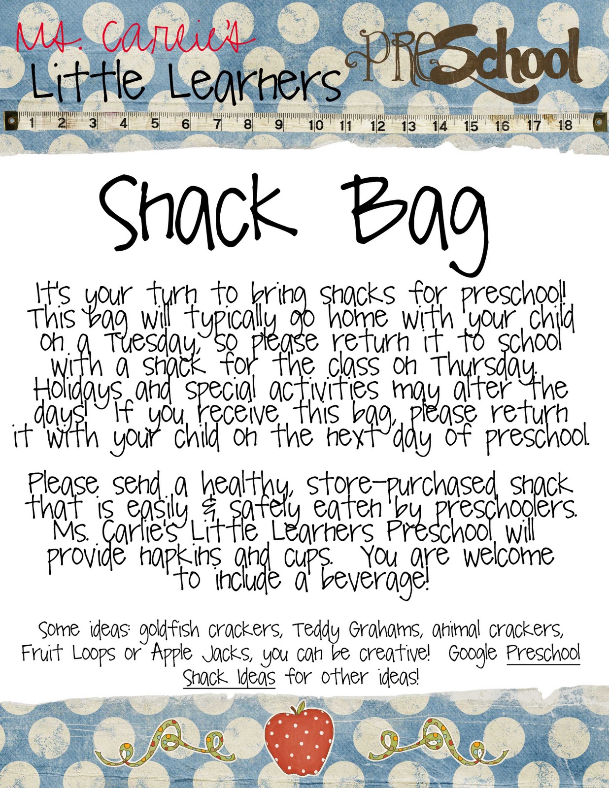 Preschool goodbye Poems