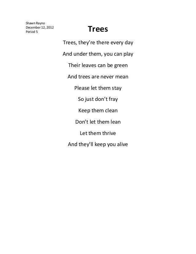 Tree Poems