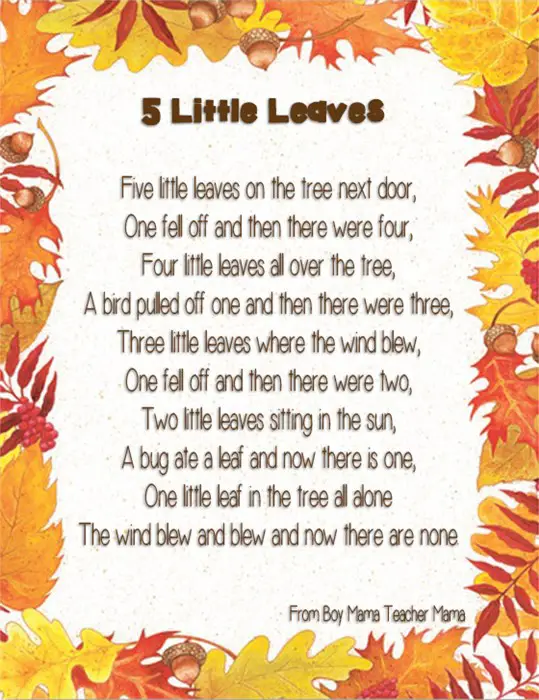 Leaf Poems