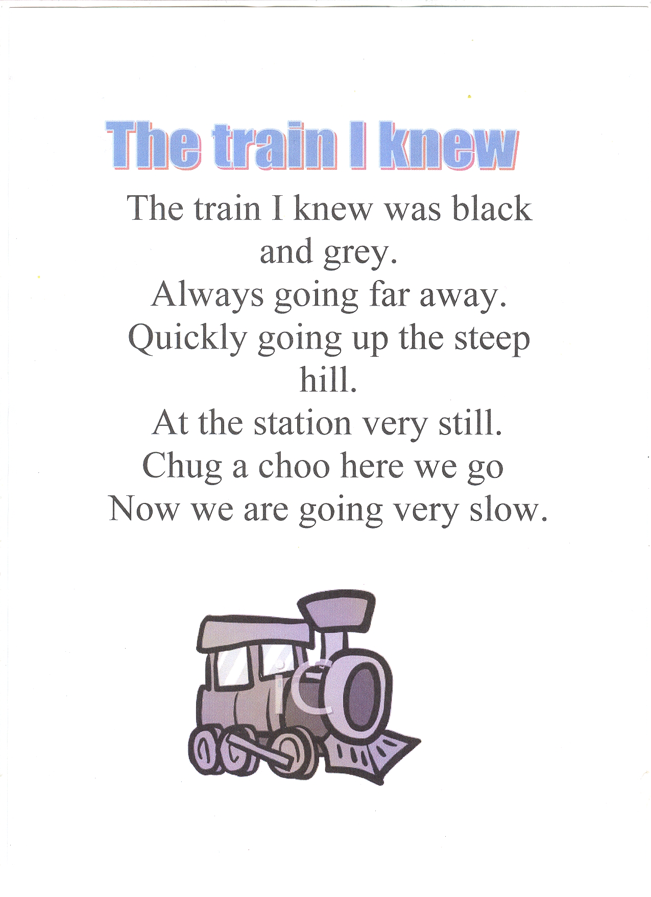 Train Poems