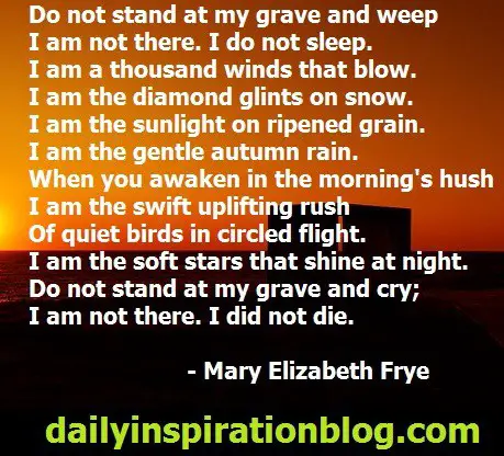 Mary Elizabeth Frye Poems