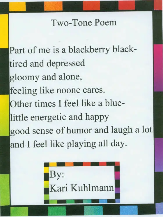 Examples Of Tone In Poetry Examples Of Tone In Poetry