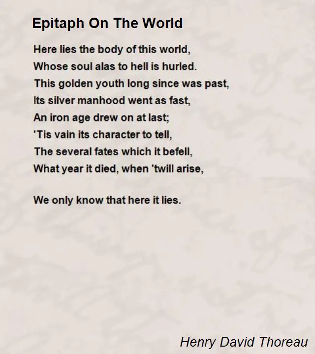 Funny epitaph Poems