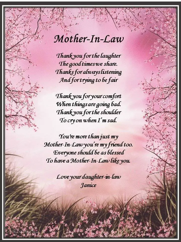 Mother in law Poems