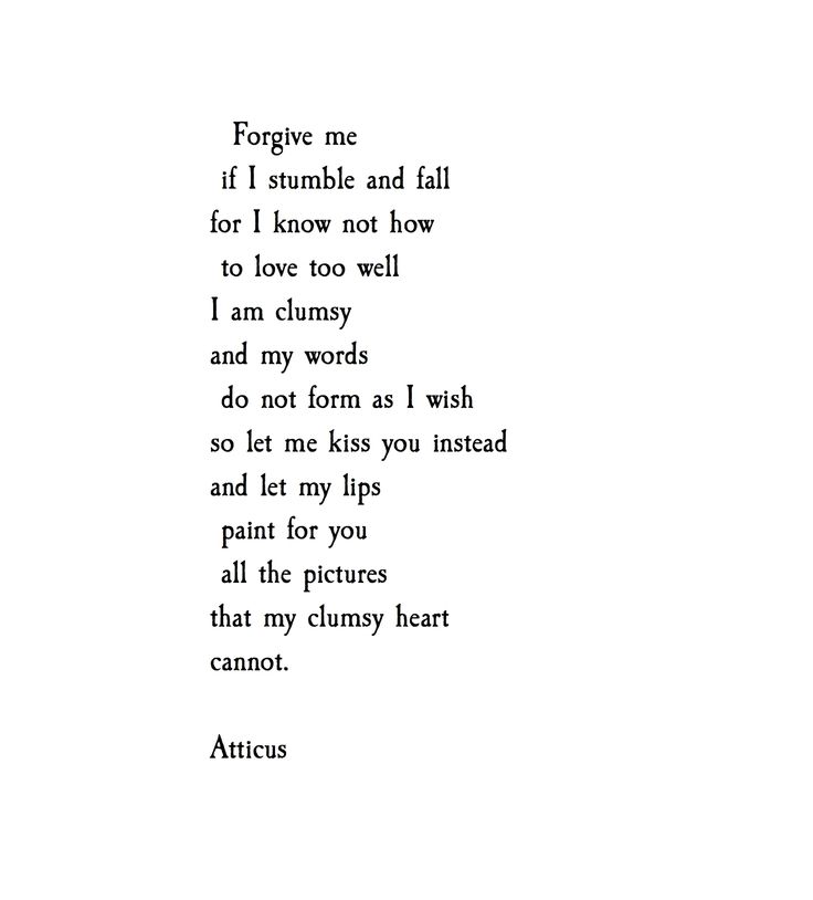 Falling Out Of Love Poems