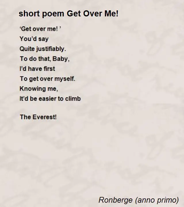 Why a Short Poem?
