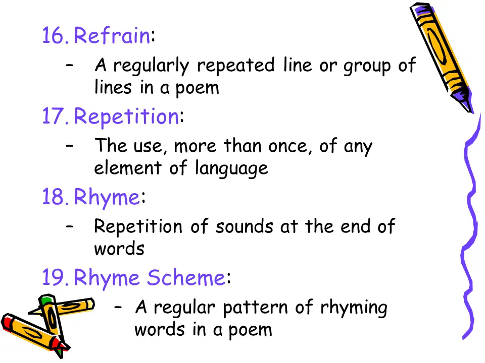 Repetition Examples In Poetry