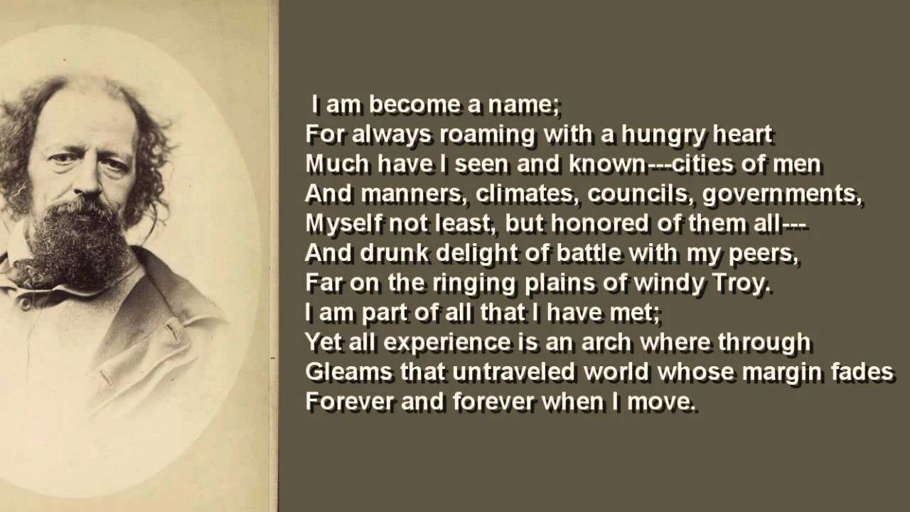 Lord alfred tennyson Poems