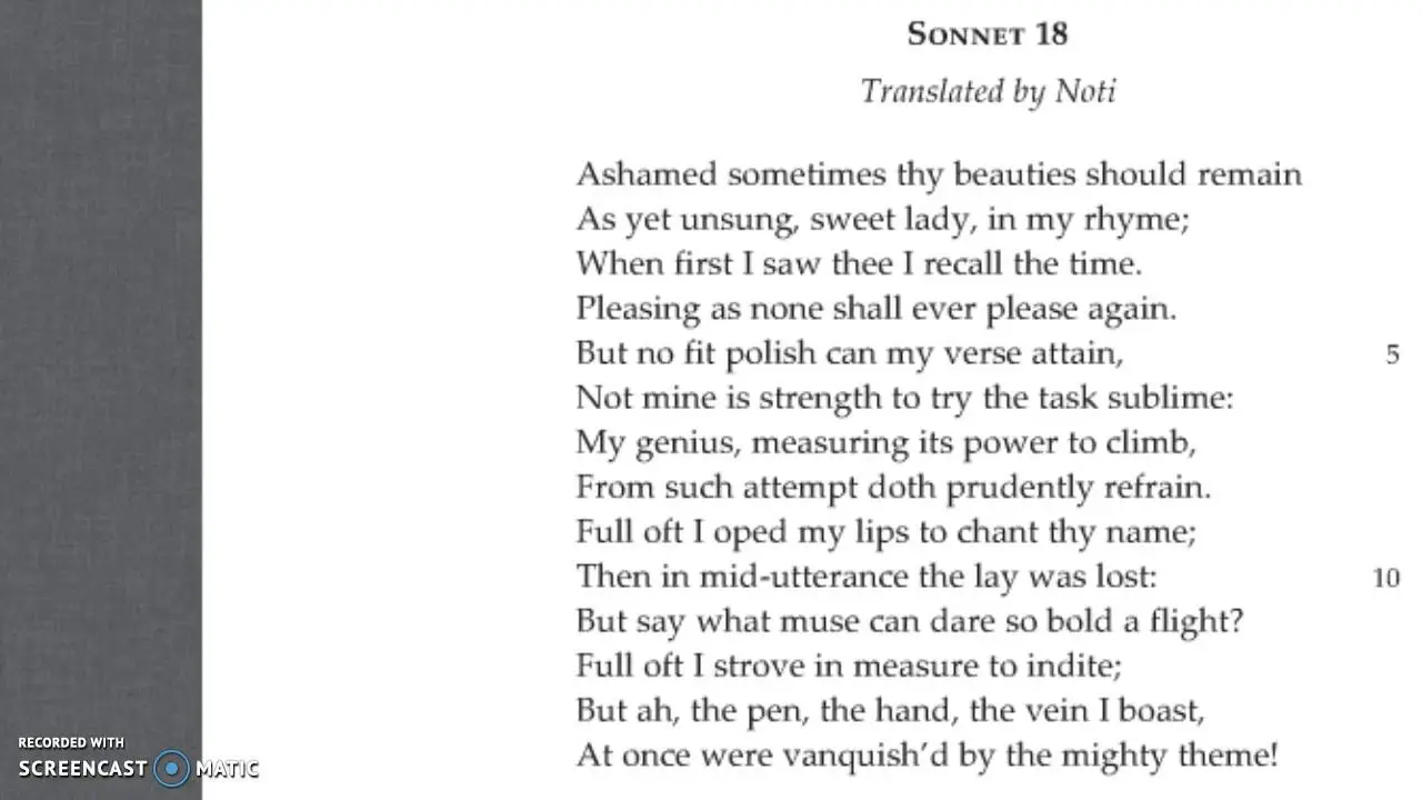Petrarchan Poems