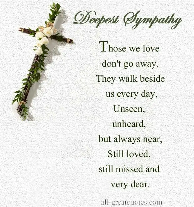 Condolence Poems