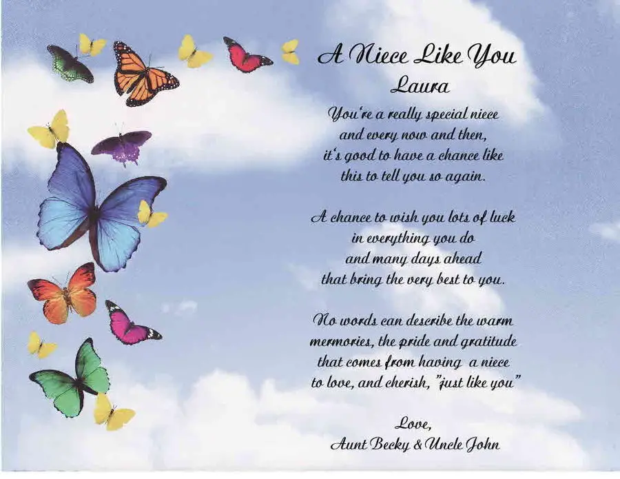 Niece poems