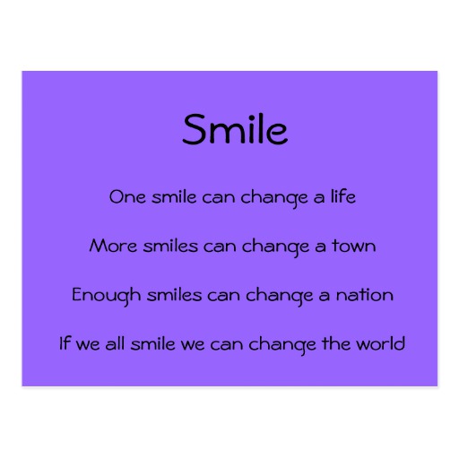 Smile Poems