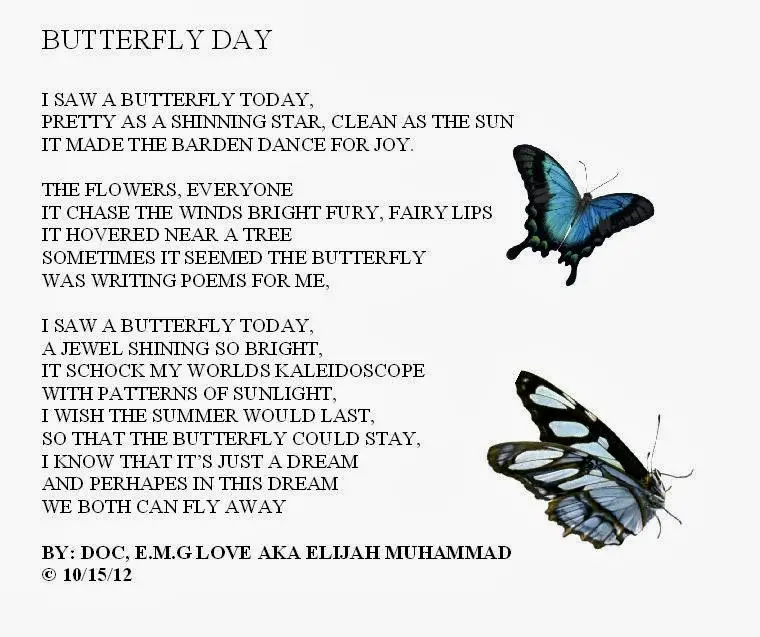 Butterfly friendship Poems