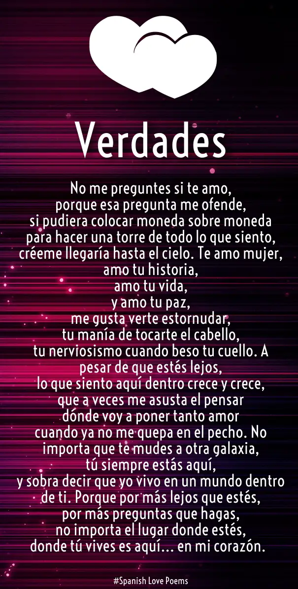 Spanish love Poems