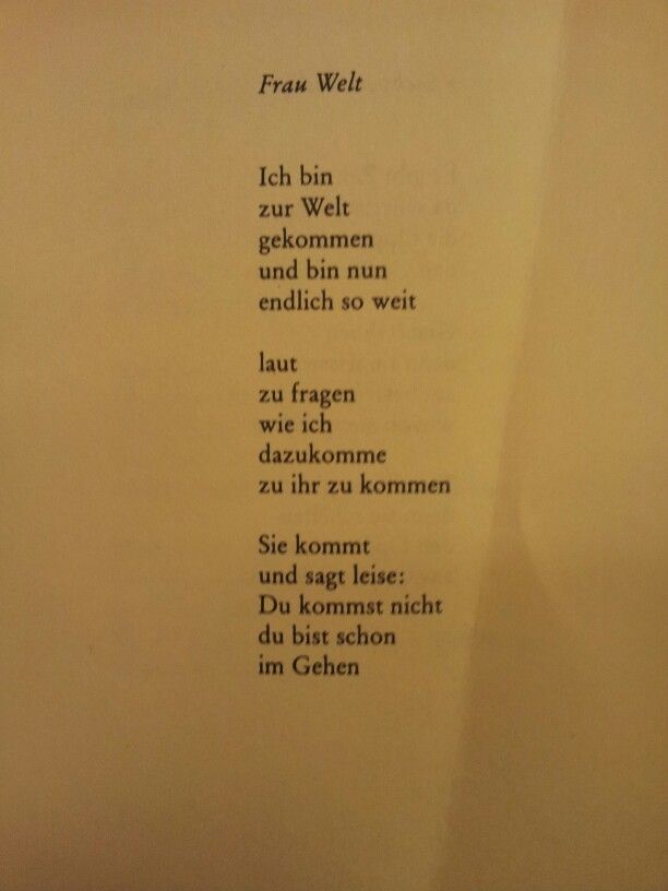 German Poems